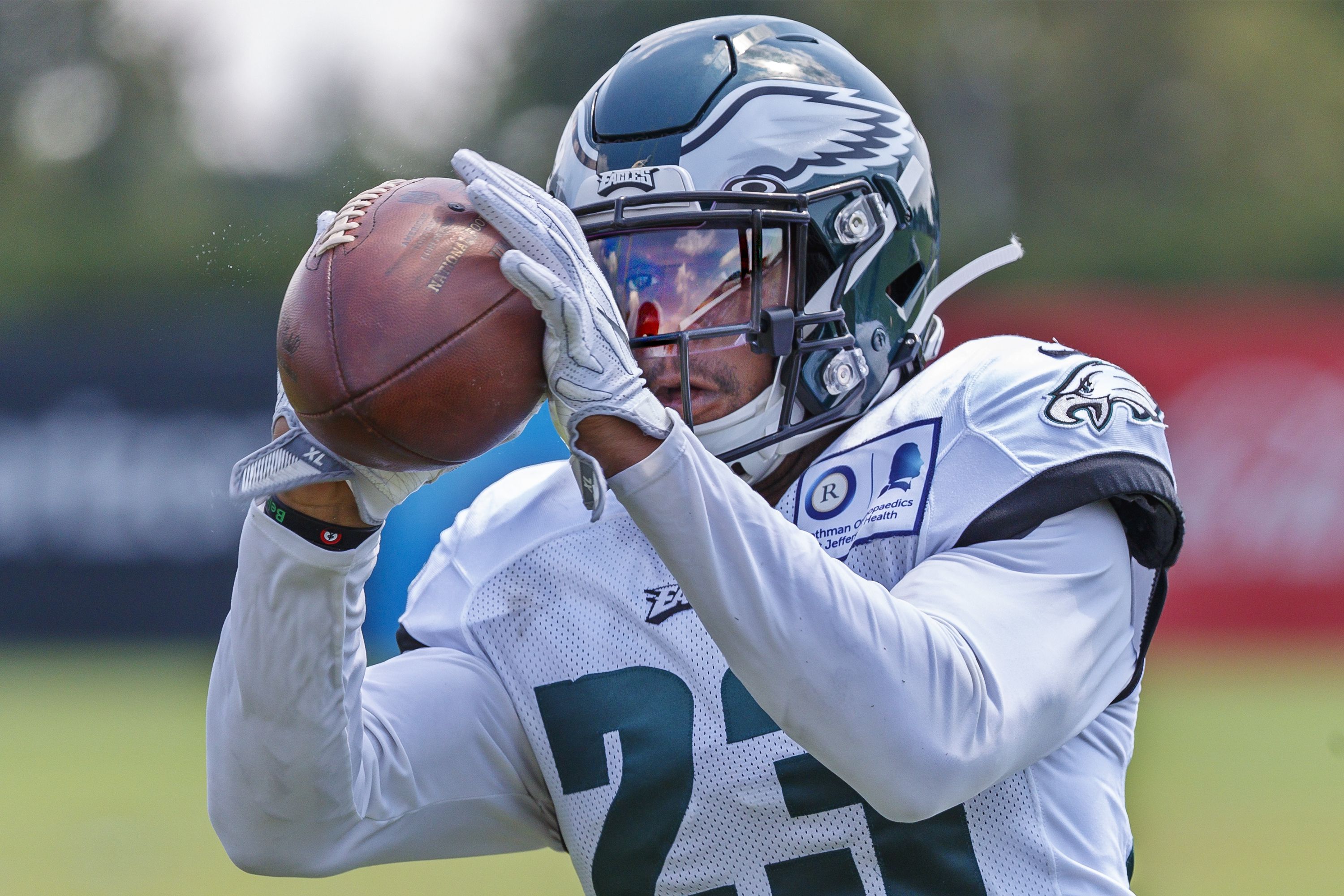 Jordan Howard of the Philadelphia Eagles lines up for a play in the  Philadelphia  eagles football, Philadelphia eagles, Philadelphia eagles pictures