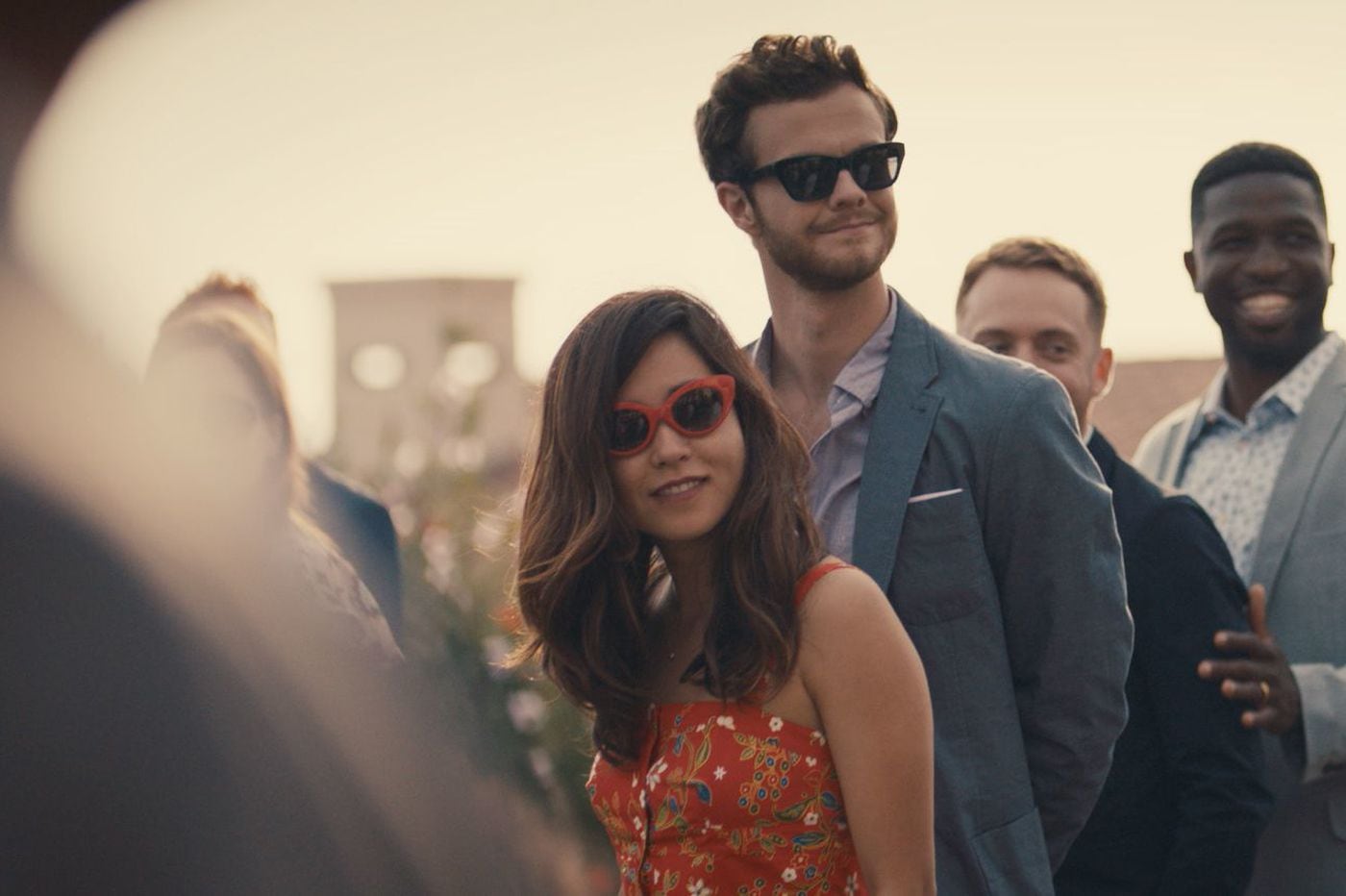 Maya Erskine stands tall in the rom-com ‘Plus One’ | Movie review