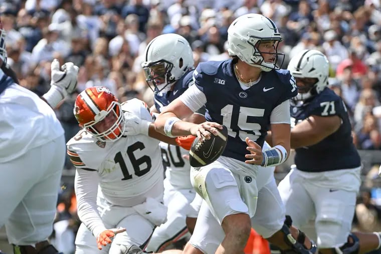 Penn State's Drew Allar passed for 207 yards and two touchdowns on Saturday.