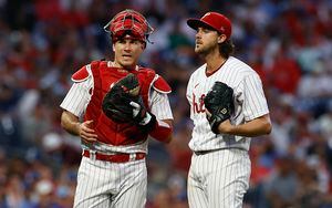 Aaron Nola gives bullpen a break, Phillies a boost to end slide – Trentonian