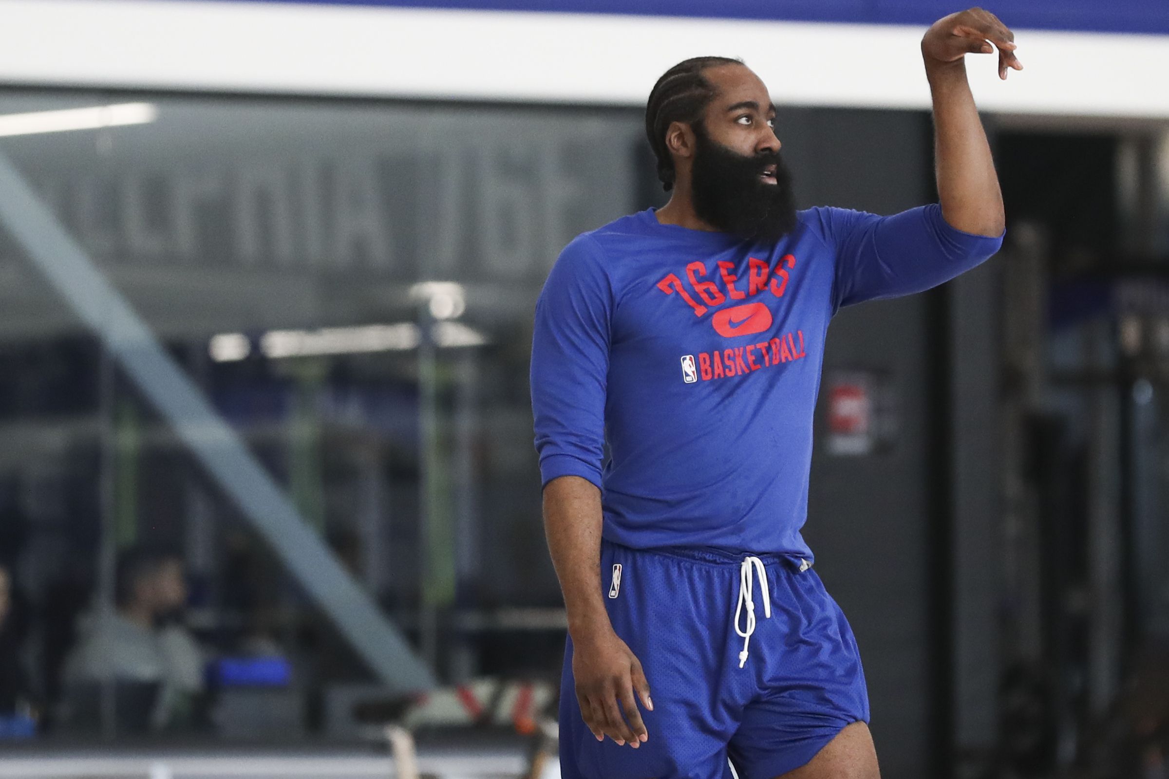James Harden's blue furry get-up was designed in Milan, not on Sesame  Street, National Sports