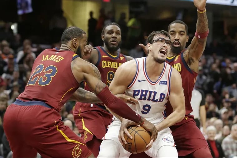 Dario Saric (eye injuries) was cleared to play just before the start of Saturday’s game in Cleveland. He put up 17 points, nine rebounds, and six assists in the Sixers’ 105-98 loss to the Cavaliers.