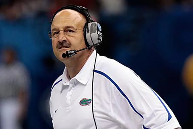 Temple is expected to hire Steve Addazio as its next head football coach, according to sources. (AP Photo/Bill Haber)