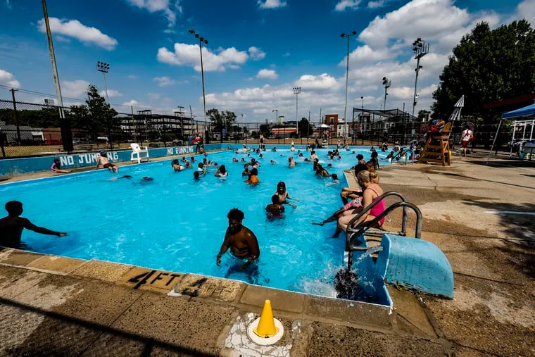 Pools opens, The Chew Pool at 1800 Washington Avenue, Monday, June 17, 2024