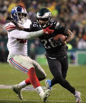 Boston Scott statistics vs. Giants: Eagles RB has put up great numbers  against New York - DraftKings Network