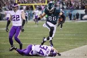 Vikings hold off Eagles in NFC title game rematch