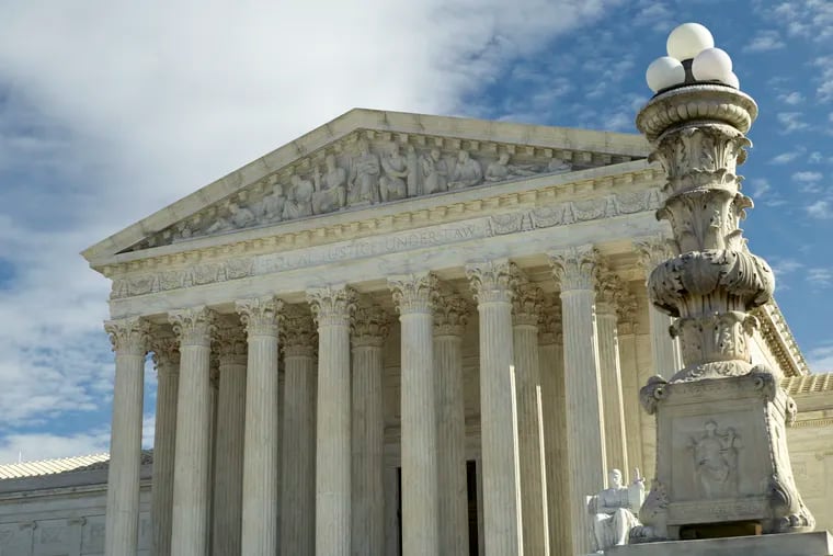 In this Jan. 27, 2020 photo, the Supreme Court is seen in Washington, D.C.