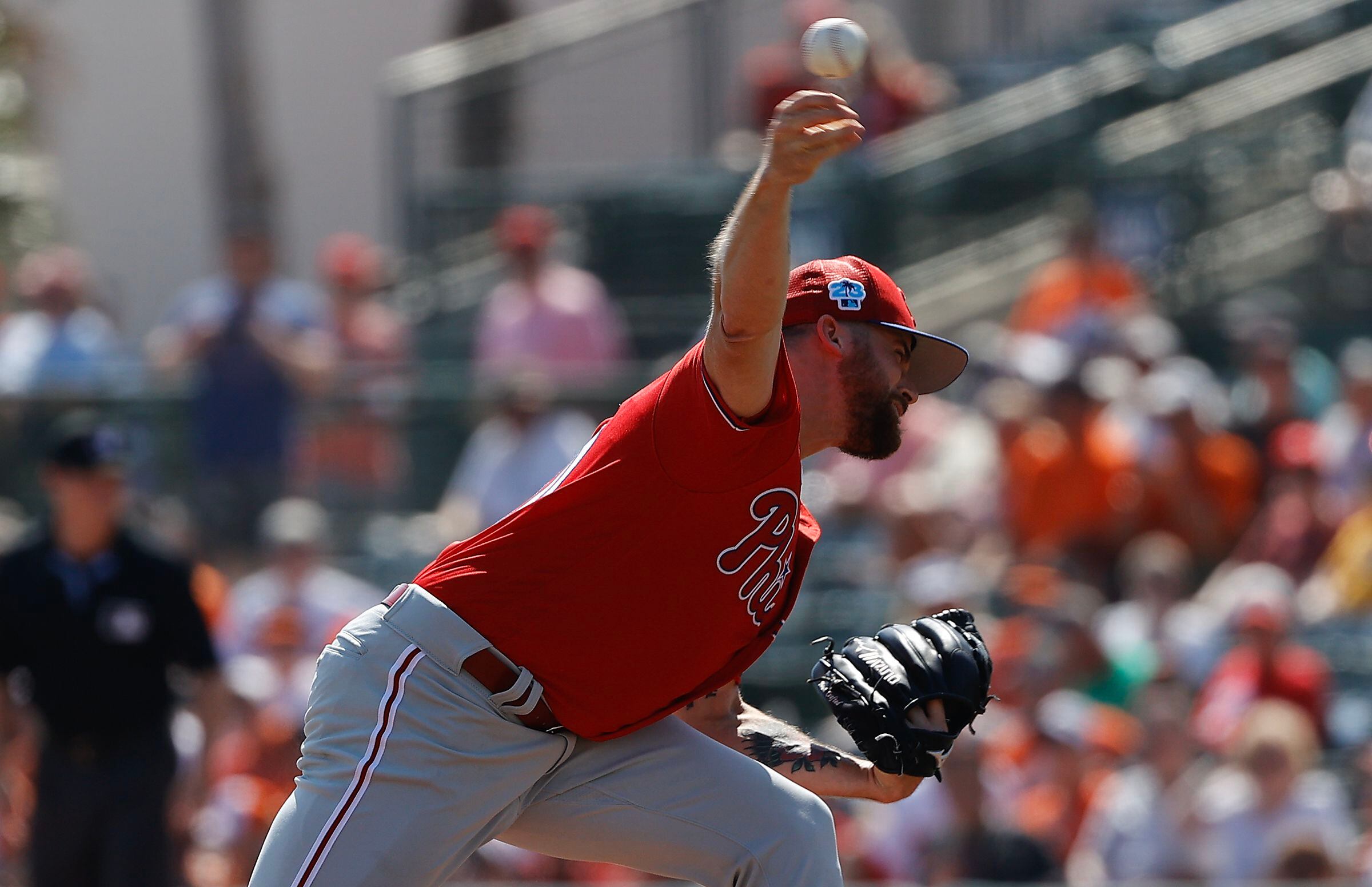 Phillies spring training: Darick Hall battling for roster spot, working in  outfield – NBC Sports Philadelphia