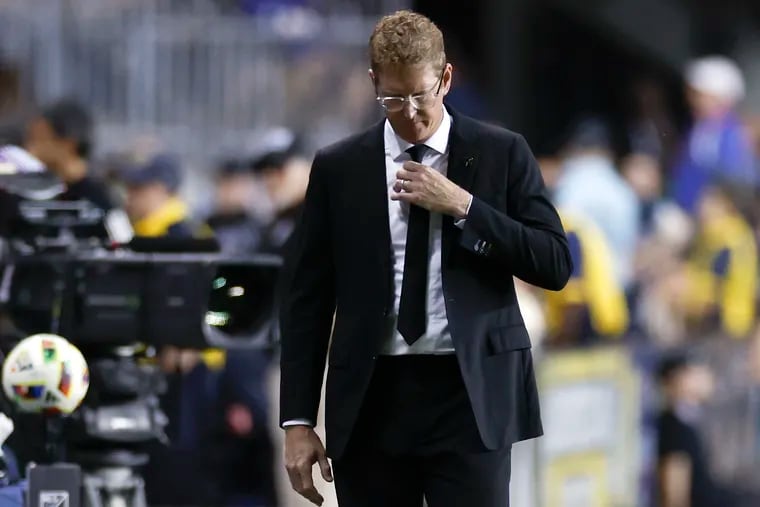 Union manager Jim Curtin acknowledges he's had a rough season. But the team's problems go way beyond its coach.