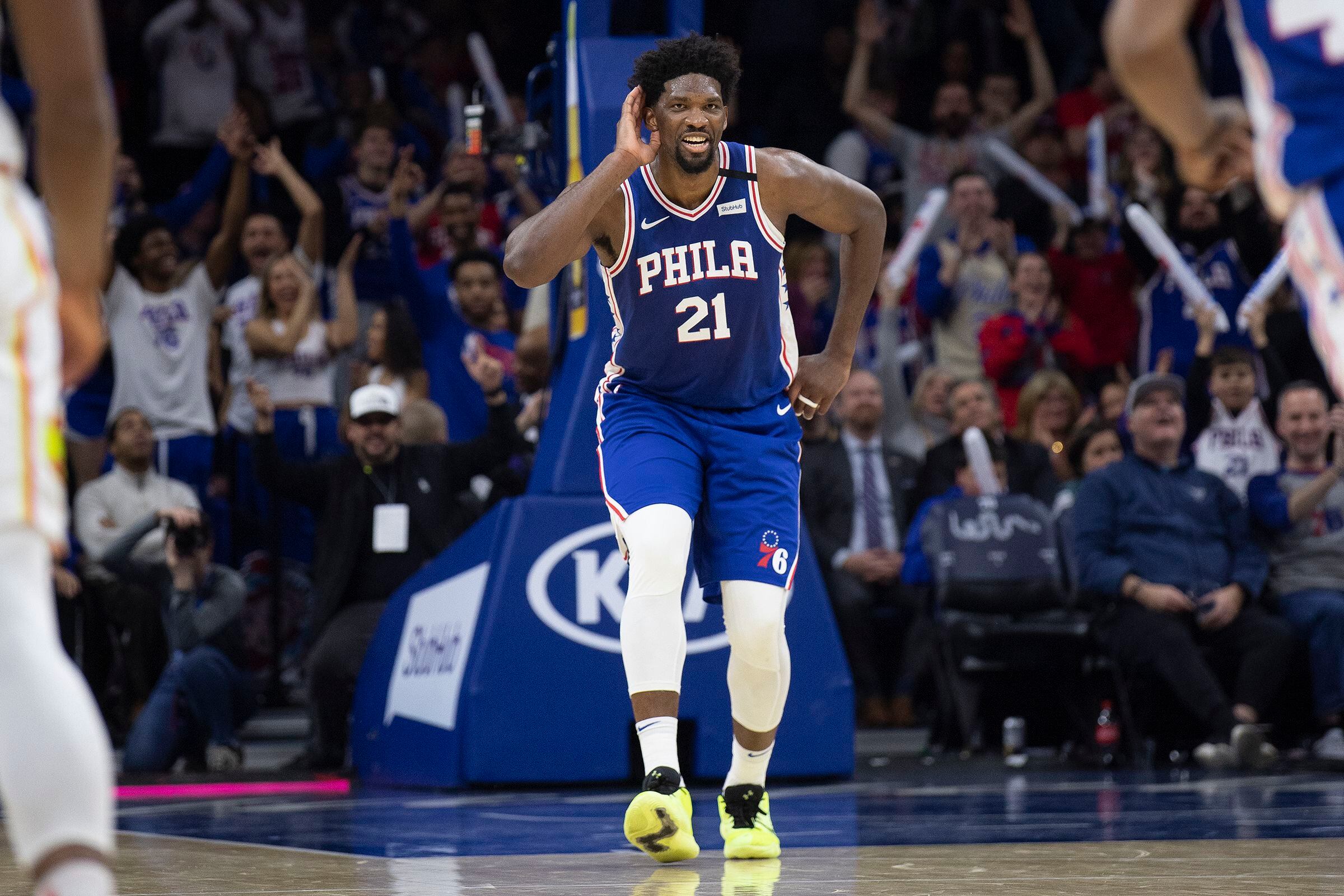 Joel Embiid 2020 Philadelphia 76ers Pre-Game Worn Jersey Honoring