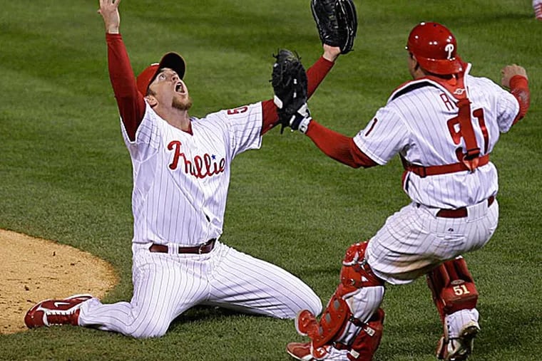 Phillies' Brad Lidge was perfect in 2008 and needed to be on World Series  champions 