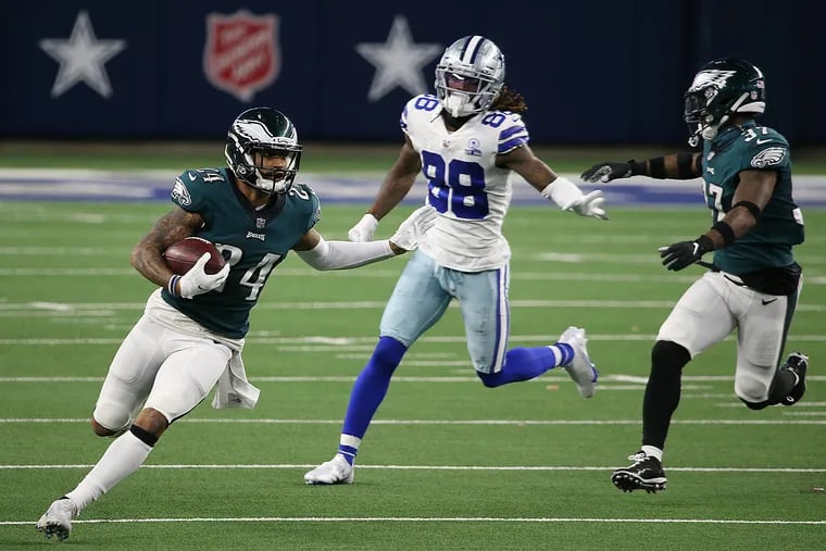 Darius Slay's third-quarter interception in Sunday's loss to the Cowboys was just the Eagles' sixth of the season.