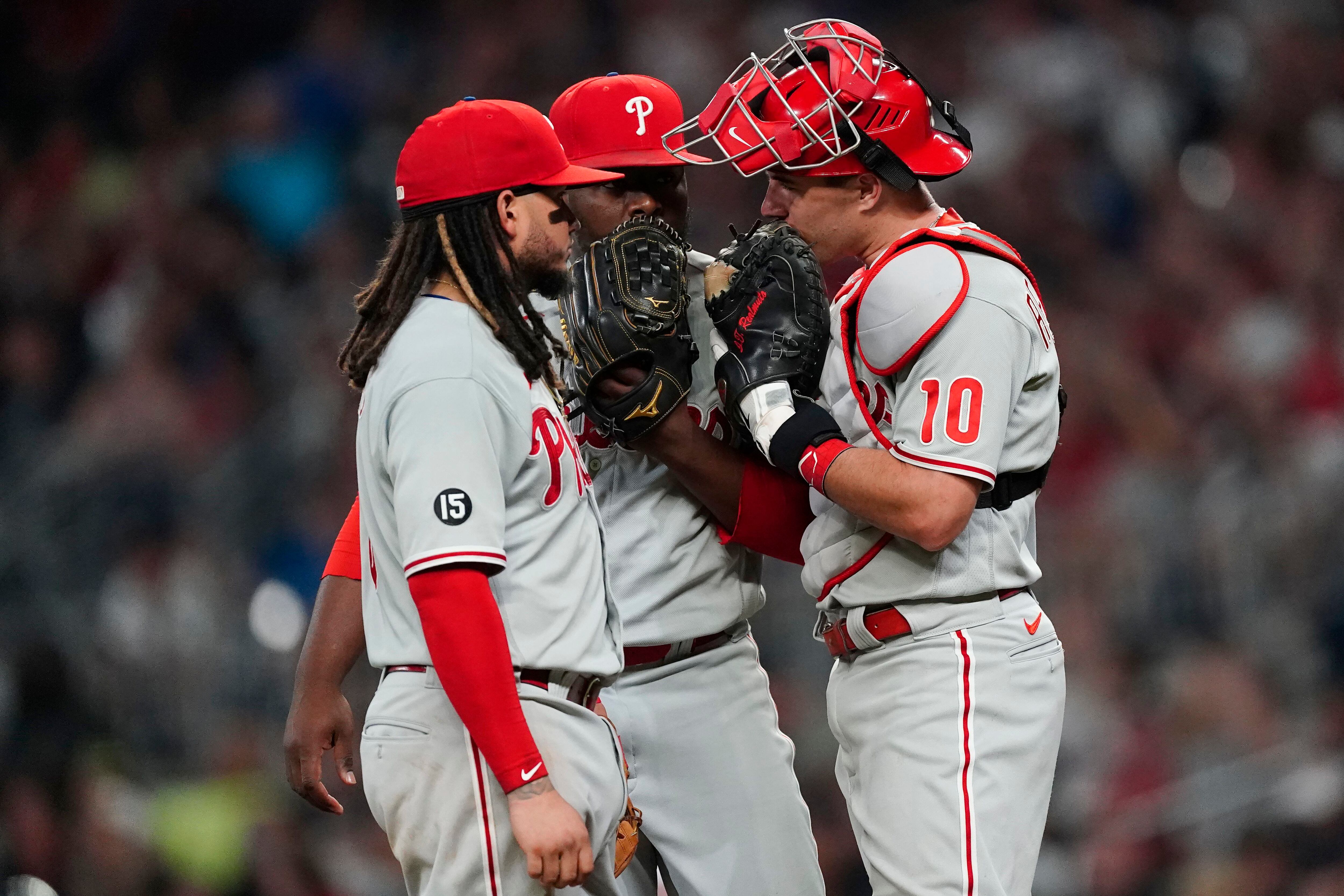 Alec Bohm makes Angels pay with 3-run home run. What did he think after  Bryce Harper was intentionally walked?