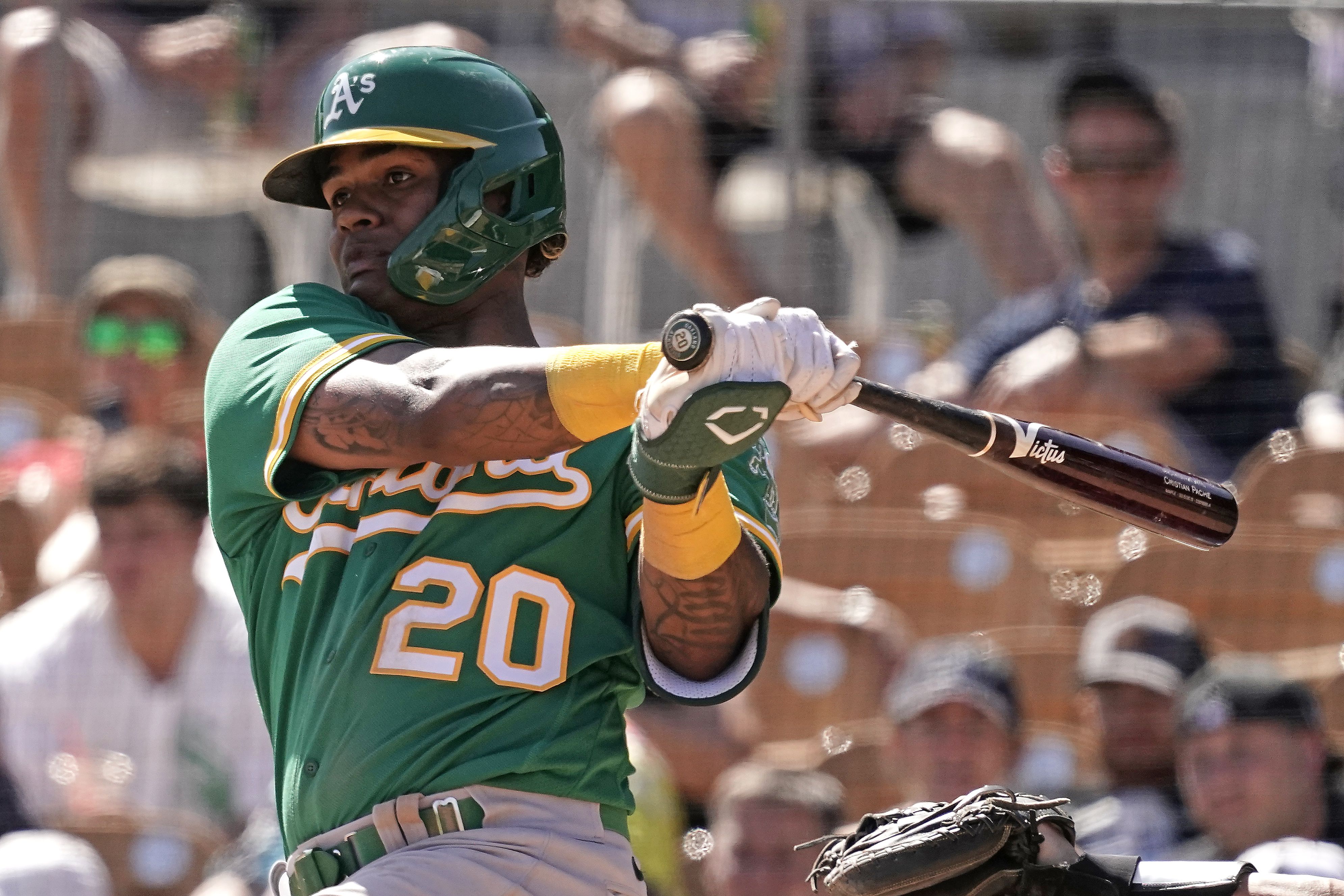 Why did the A's give up on Cristian Pache?