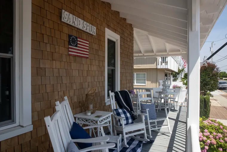 The family’s favorite spot to hang out is the huge wraparound porch.