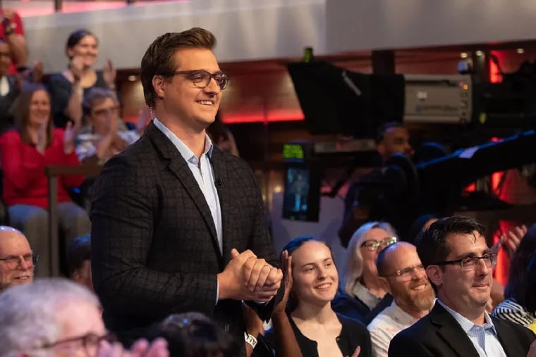 MSNBC host Chris Hayes will be in Philadelphia on Monday for a live taping of his podcast, "Why Is This Happening?"