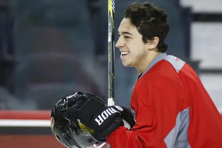 Flames’ Johnny Gaudreau, a New Jersey native, will play against the team he rooted for as a kid.