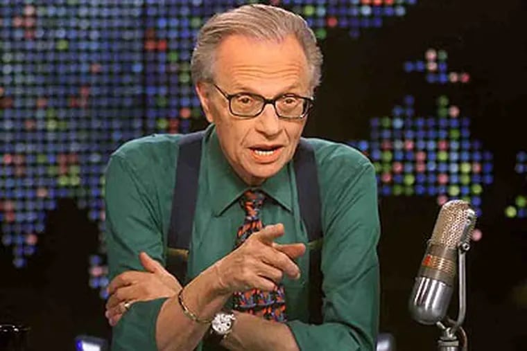 Larry King, in 2005. His last ";Larry King Live" on Thursday caps a quarter- century at CNN. "I don't think, in modern-day cable news," an analyst said, "the softer, nonpolitical format works anymore." (Rose M. Prouser)