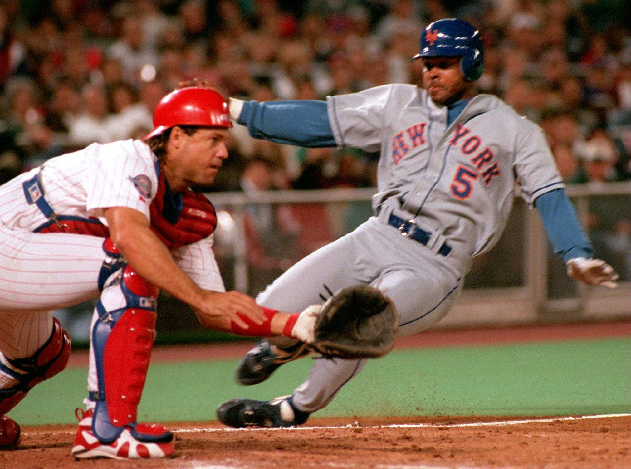 DARREN DAULTON PHILADELPHIA PHILLIES VINTAGE 1990'S MLB RUSSELL ATHLET -  Bucks County Baseball Co.