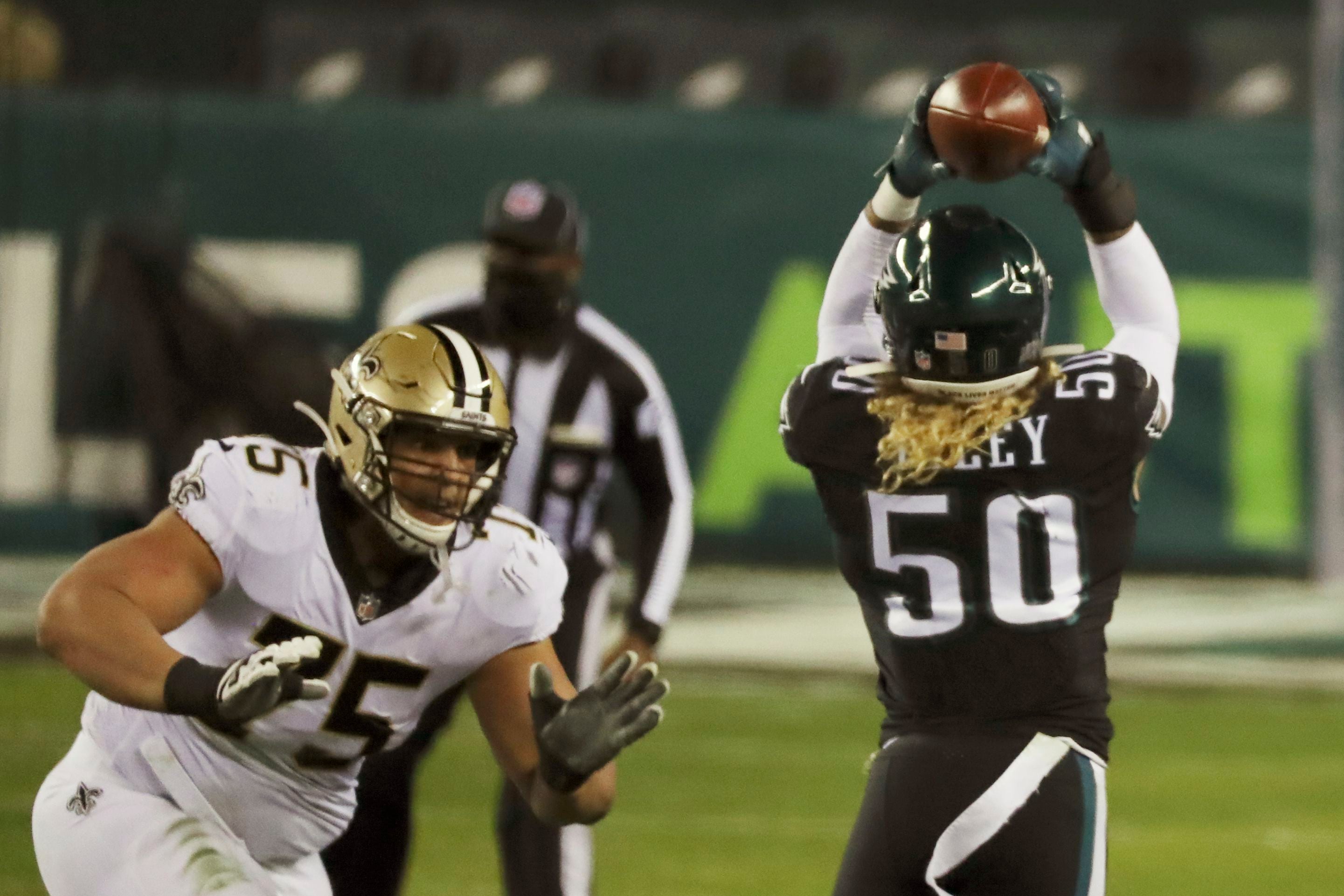 Philadelphia Eagles rally behind Jalen Hurts and a depleted defense in  24-21 win over New Orleans Saints