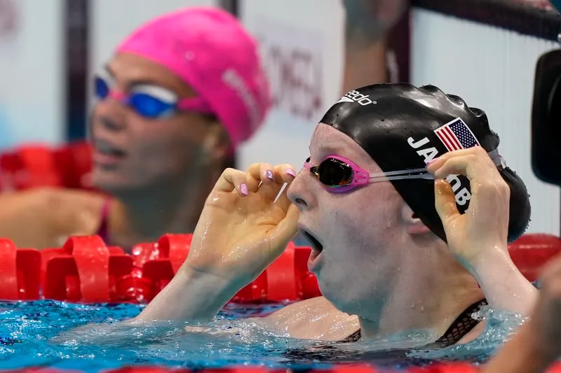 Tokyo Olympics Lydia Jacoby wins gold in women's 100meter breaststroke