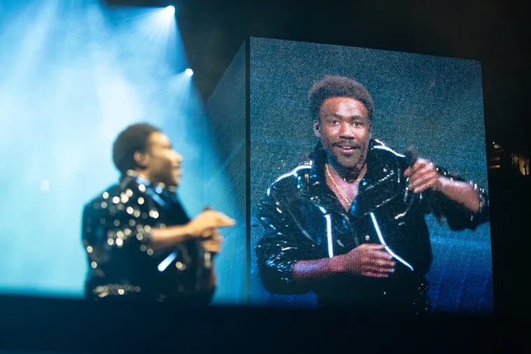 Childish Gambino, also known as Donald Glover, performs at Wells Fargo Center in South Philadelphia on Wednesday, Aug. 21, 2024. The rapper is currently touring in support of his fifth and final studio album (as Childish Gambino): "Bando Stone and the New World."