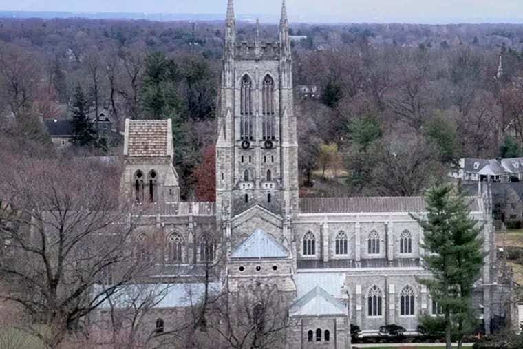 Bryn Athyn Cathedral is the spiritual and physical heart of the borough.