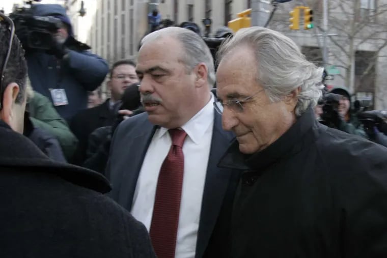 Bernard Madoff arrives at Federal Court, 2009, in New York. He died on Tuesday, April 14, 2021, having served 12 years of a 150-year sentence.