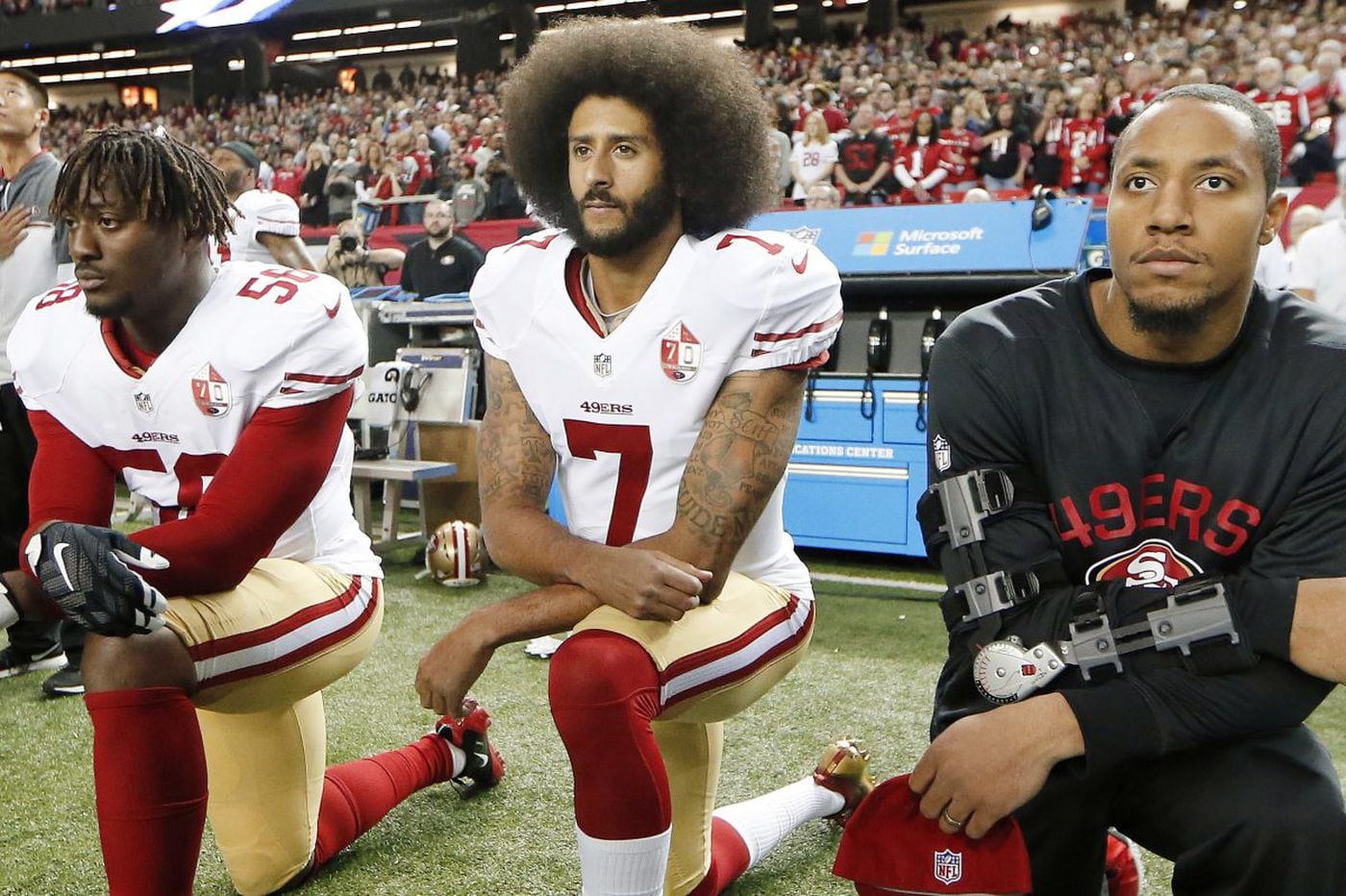 Colin Kaepernick S Decision To Take A Knee Will Be His Lasting Legacy Bob Brookover
