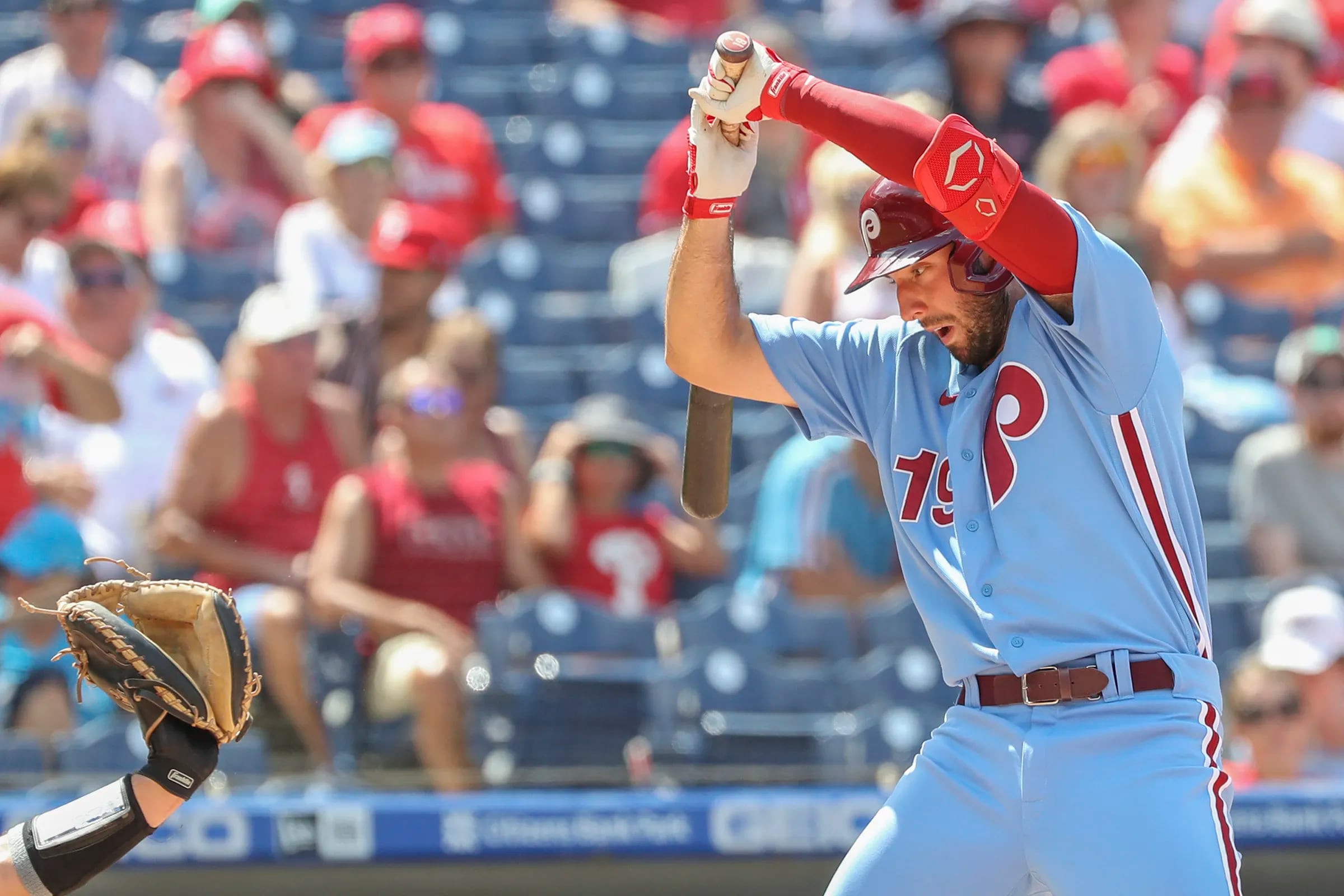 Vierling, Phils star on defense, end Mets' 6-game win streak