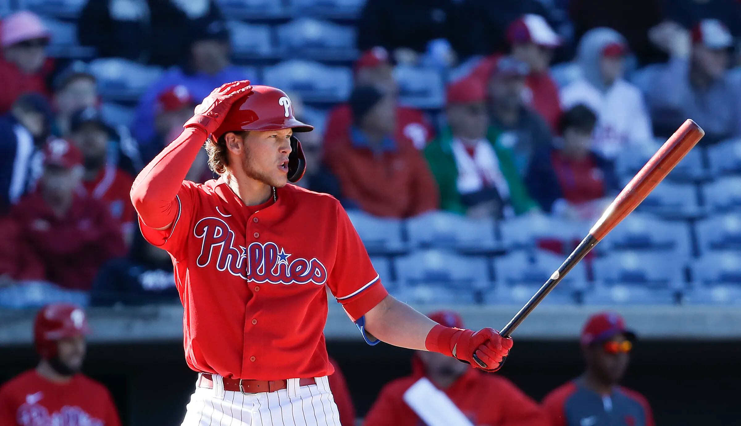 Inspired by Bryce Harper, Phillies prospect Bryson Stott imagines a future  as teammates
