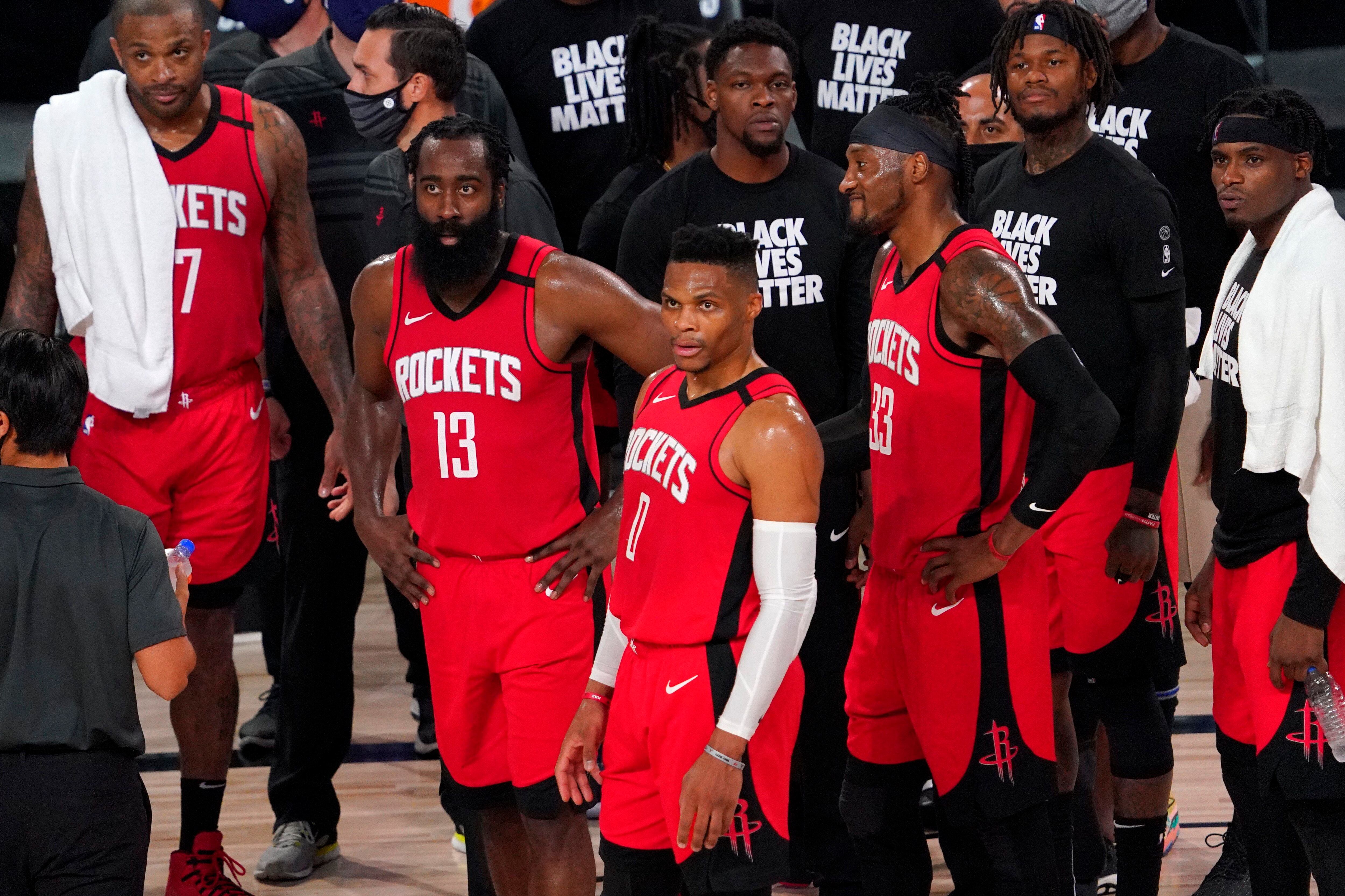 Russell Westbrook 2020 Houston Rockets 'BLACK LIVES MATTER' Game