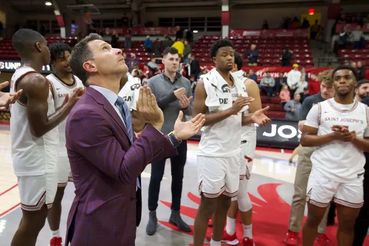 Billy Lange is entering his first stretch of Big 5 games as St. Joseph's head coach.