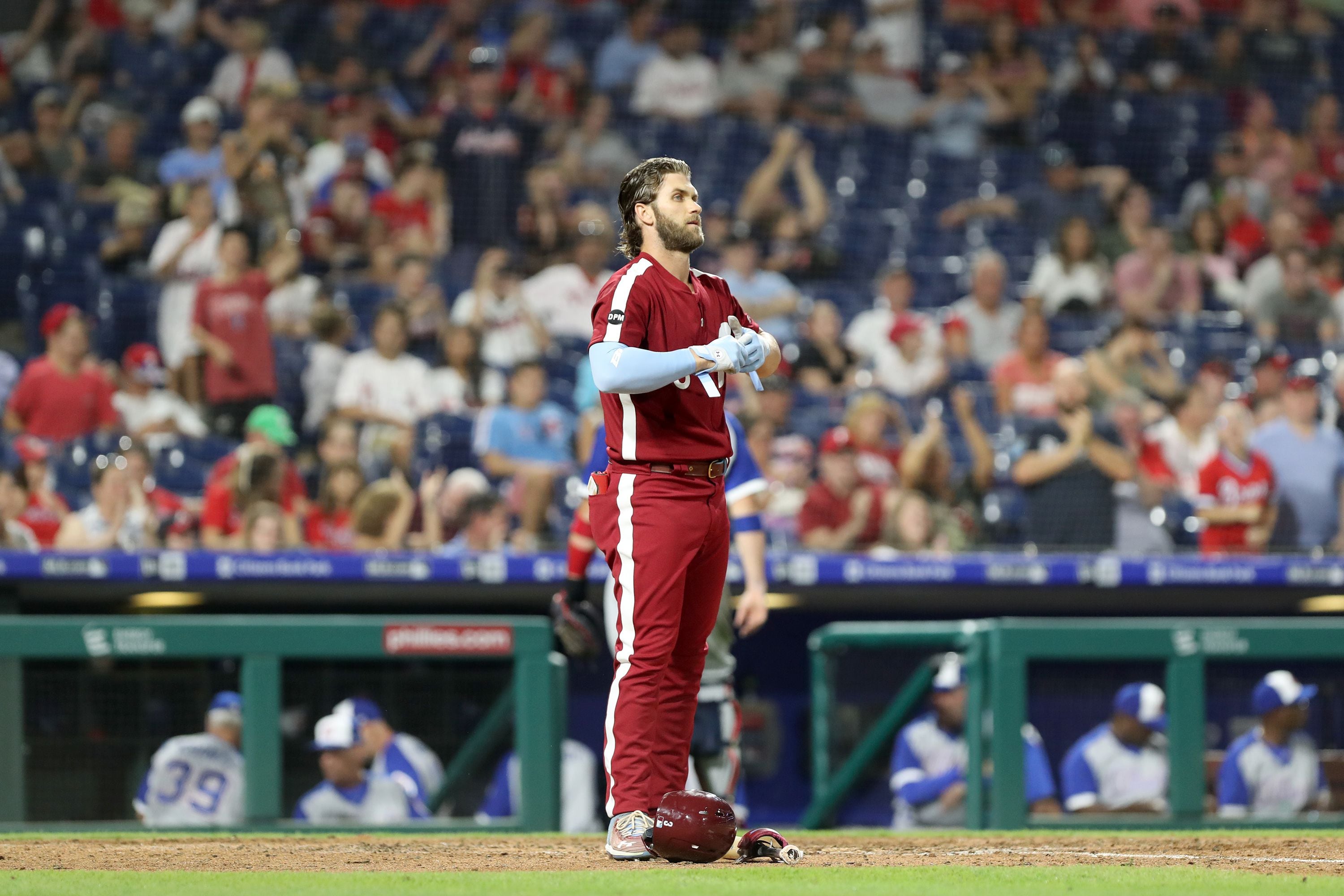 Phillies pounded to death by Braves while wearing ridiculous uniforms that  would have been kind of fun, I guess, if not for the aforementioned  pounding: Braves 15, Phillies 7 - The Good Phight