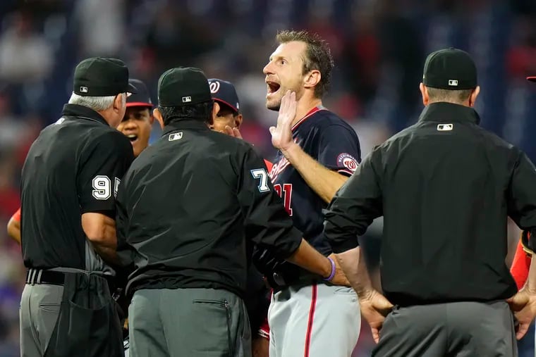 Umpires defend decision to eject Mets' Max Scherzer: Stickiness was 'far  more than we have ever seen before' 