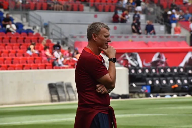 U.S. Soccer Federation sporting director Matt Crocker was with the U.S. women's team before continuing the search for the men's team's next manager.