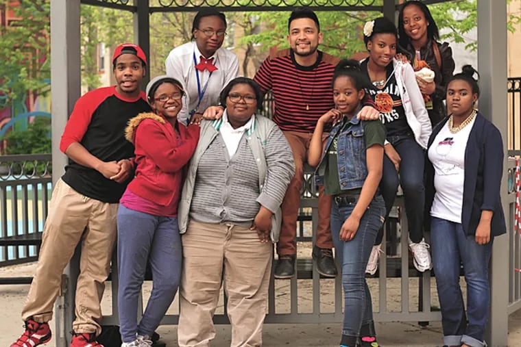 The Teen Scholars program for older students is like a &quot;year-round humanities course,&quot; and is a source of content for Philadelphia Stories. (Credit: Jessie Fox)