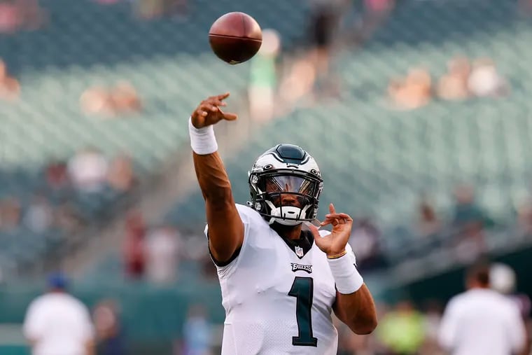 Eagles quarterback Jalen Hurts missed preseason game with stomach
