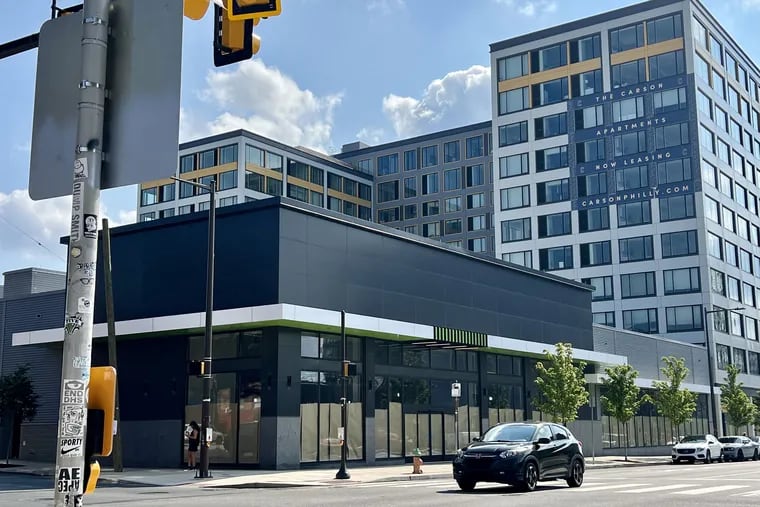 The future Amazon-owned supermarket at Sixth and Spring Garden Streets on July 21, 2024.