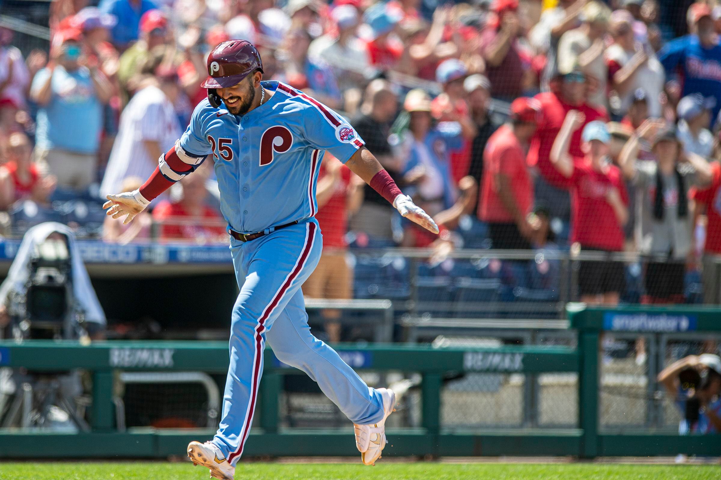 Bryce Harper hits 3 HRs in 3 ABs before grounding out – The Denver Post