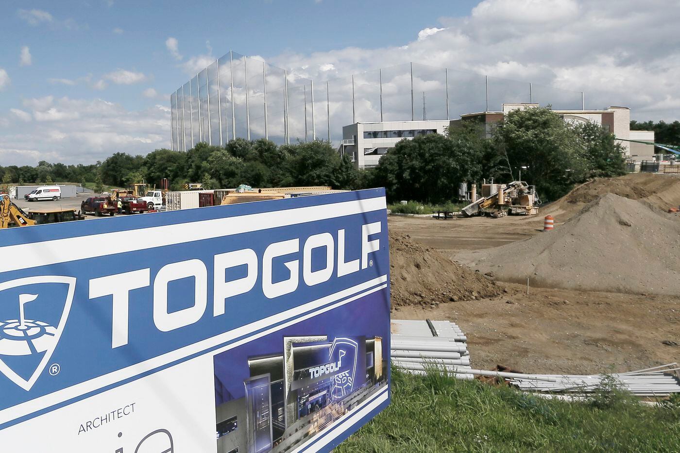 Top Shelf Liquor Trendy Food A Rooftop Terrace With A Firepit Music Oh And Golf Topgolf Is Coming Soon To Mount Laurel