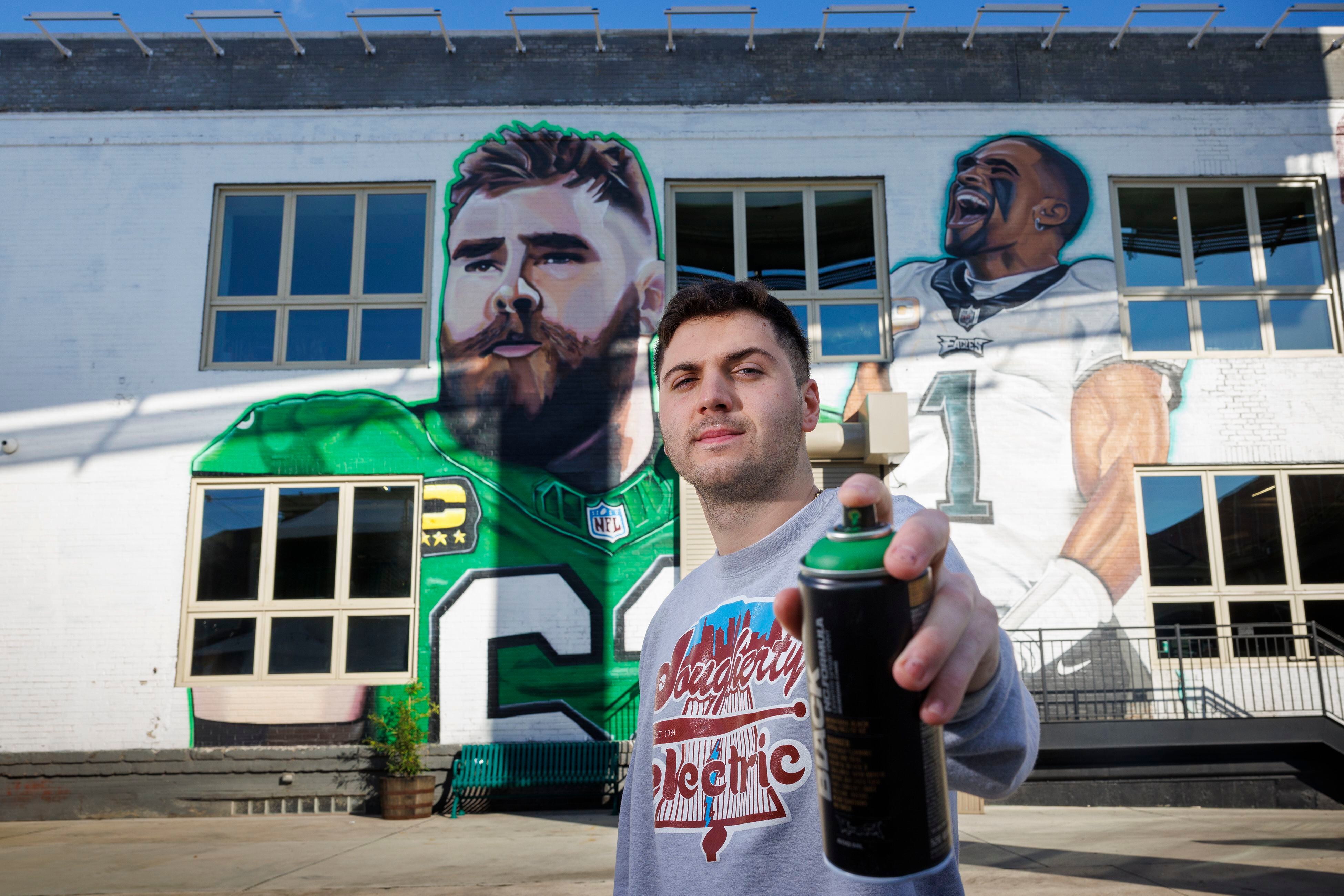 Philly Special Mural: A New Eagles Mural Goes Up In South Philadelphia