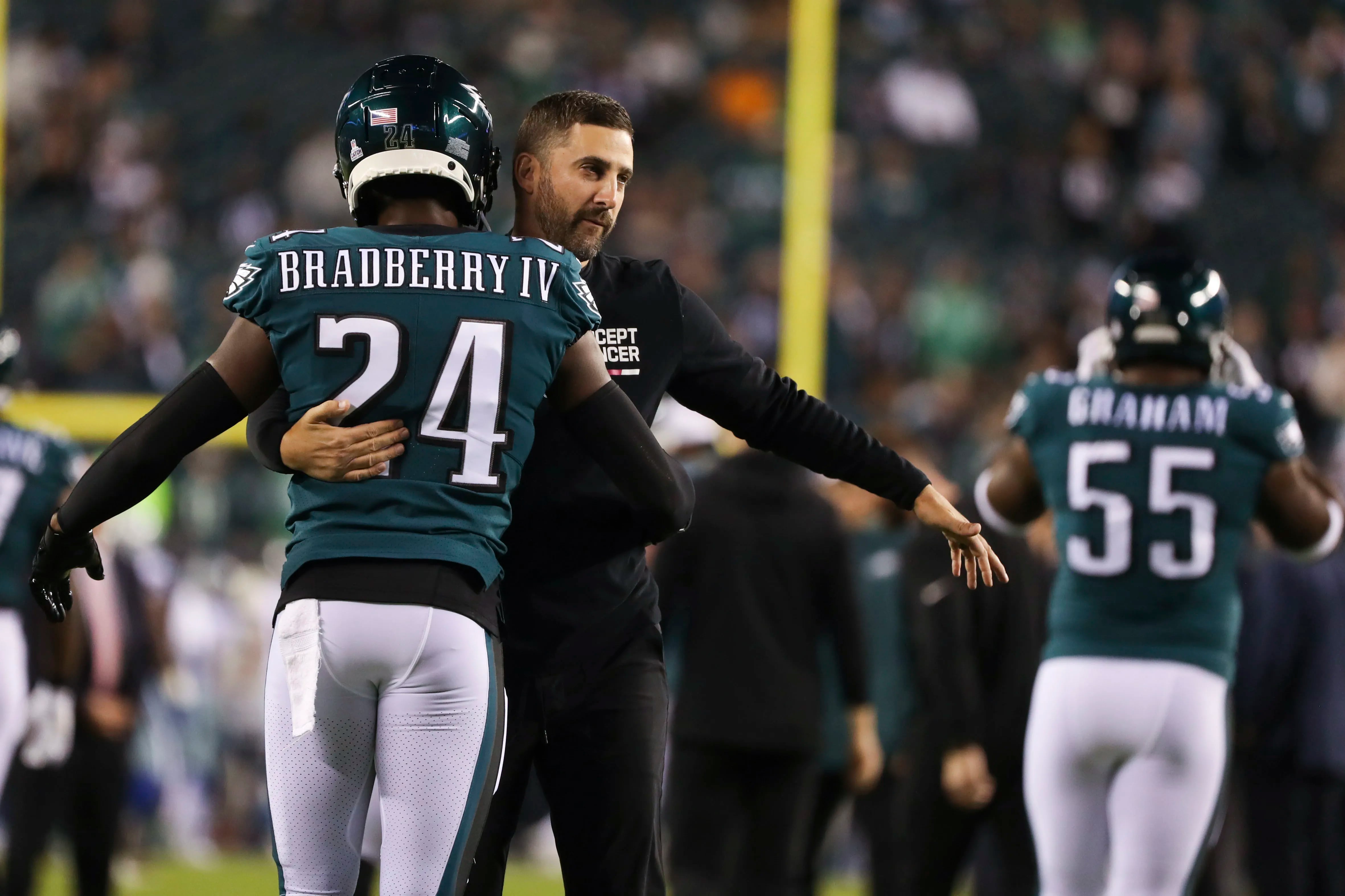 Eagles coach Nick Sirianni discusses his tears after win over Colts