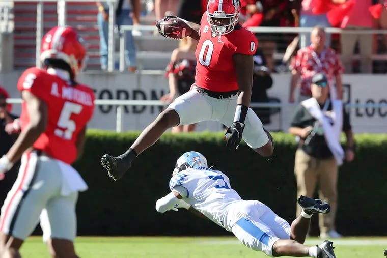 Georgia tight end Darnell Washington is an athletic freak at 6-foot-7 and 270 pounds.