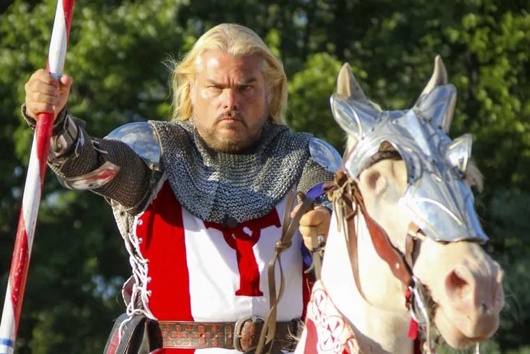 The White Knigh at the Pennsylvania Renaissance Faire.