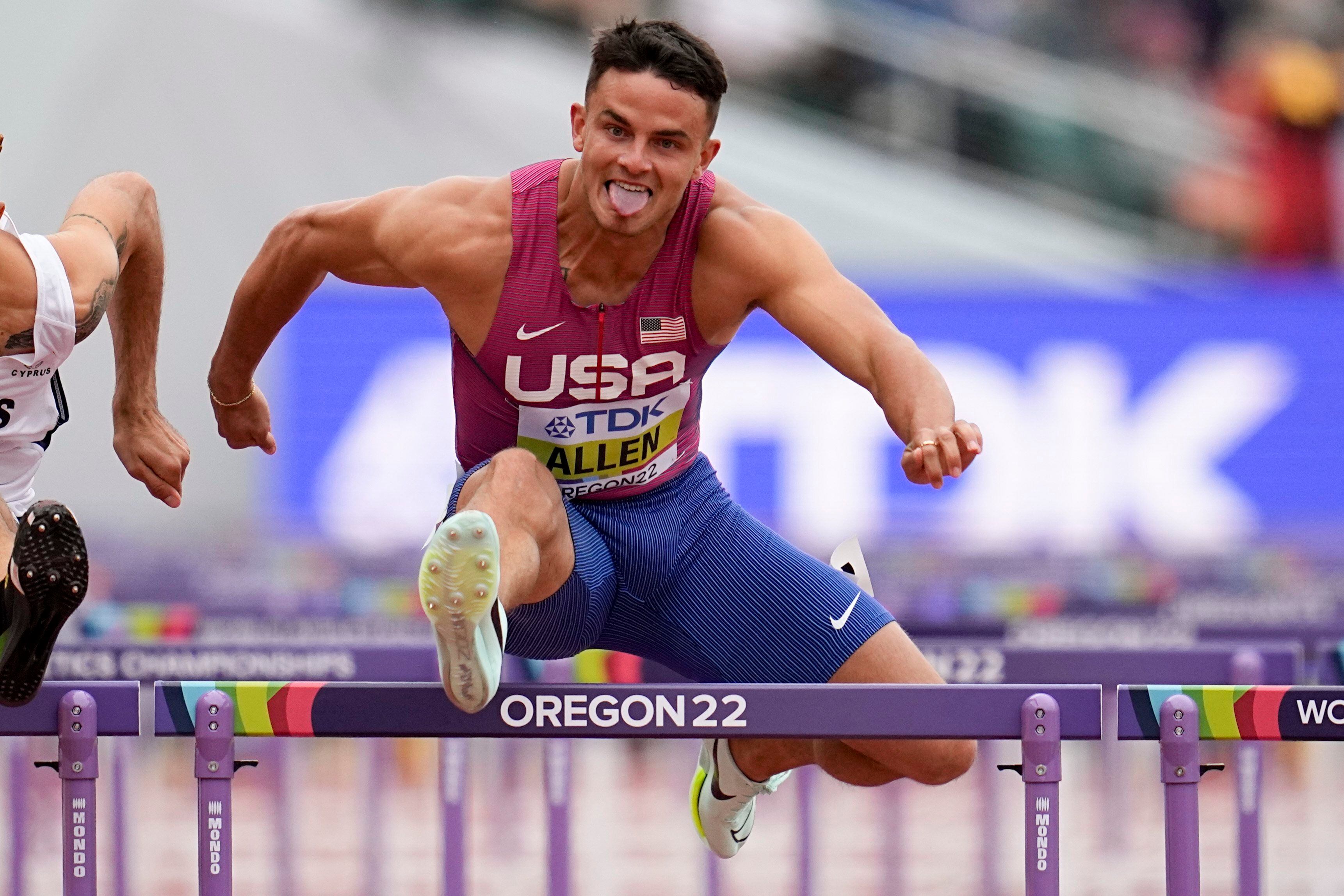 Devon Allen gets a quick jump on being an Eagles fan favorite while running  at Penn Relays – Delco Times