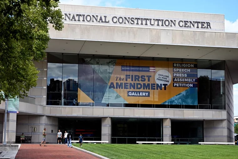 The National Constitution Center on Independence Mall in Philadelphia will host the presidential debate between former President Donald Trump and Vice President Kamala Harris on Sept. 10.