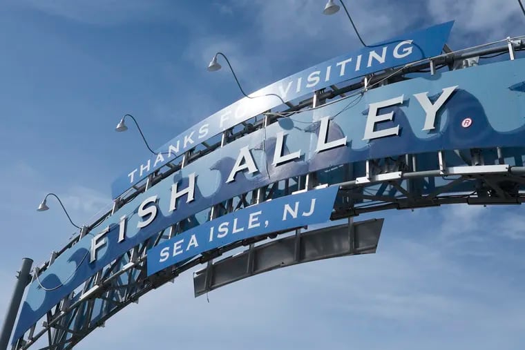 File photo of the gateway to Sea Isle City's Fish Alley. (ED HILLE / Staff Photographer )